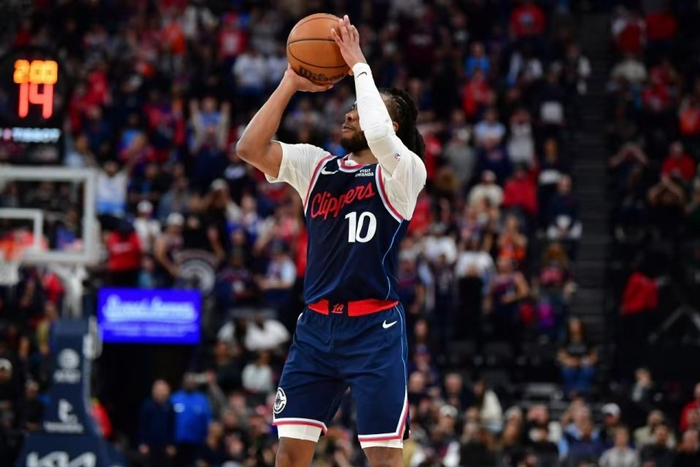 伦纳德34+加兰41分快船险胜，交易成果显现