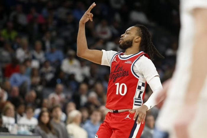 伦纳德34+加兰41分快船险胜，交易成果显现